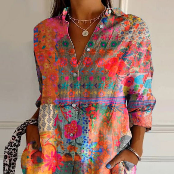 Ariya™ | Elegant Floral Print Blouse