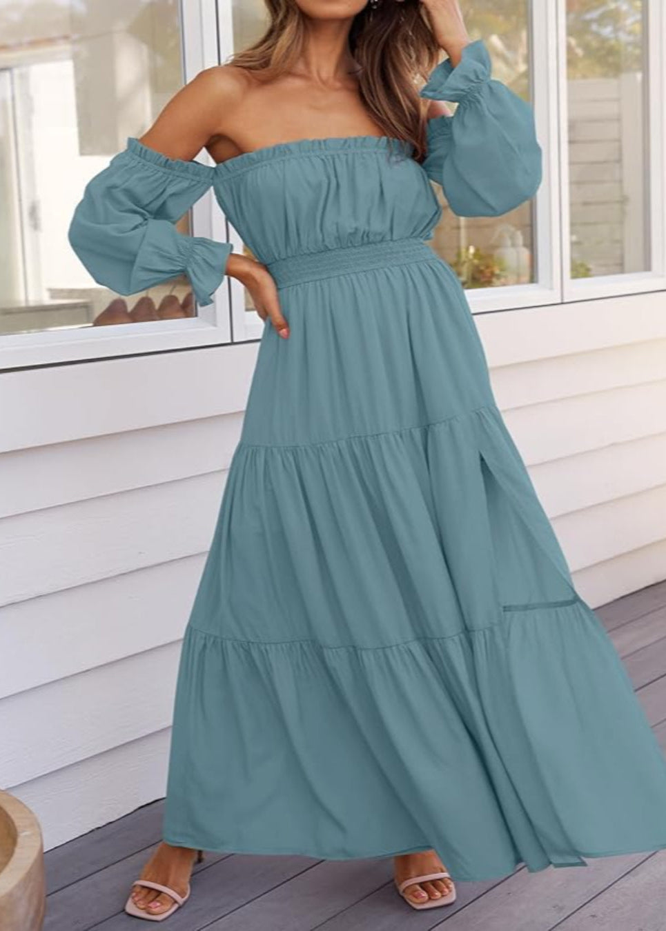 Mallory™ | Side Split Maxi Dress