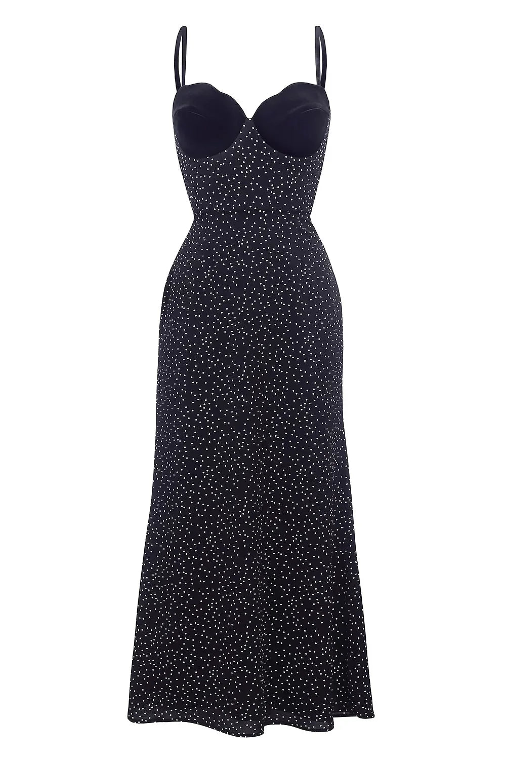 Maisie™ | Velvet Insert Midi Dress