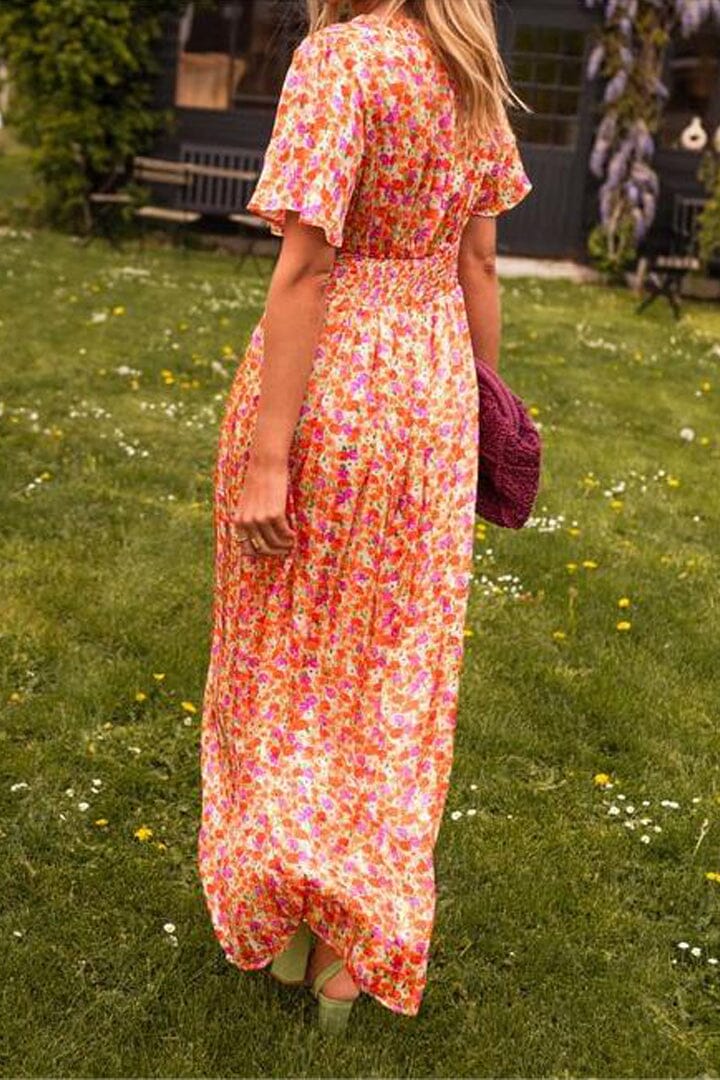 Lyla™ | Elegant V-Neck Maxi Dress