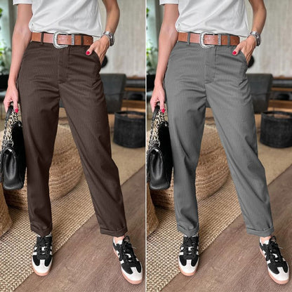 Briana™ | Striped Shaping Pants
