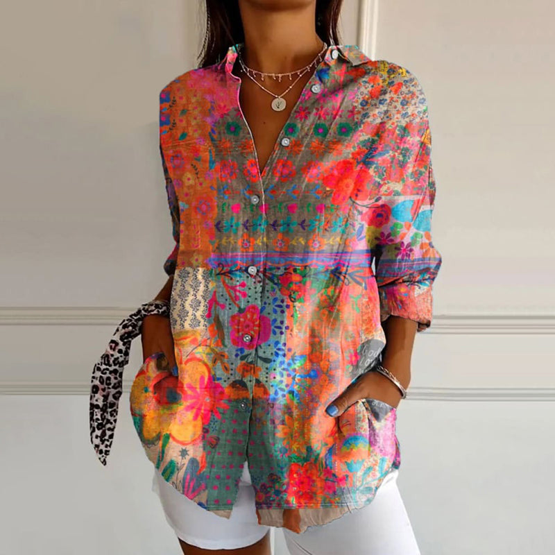 Ariya™ |  Elegant Floral Print Blouse