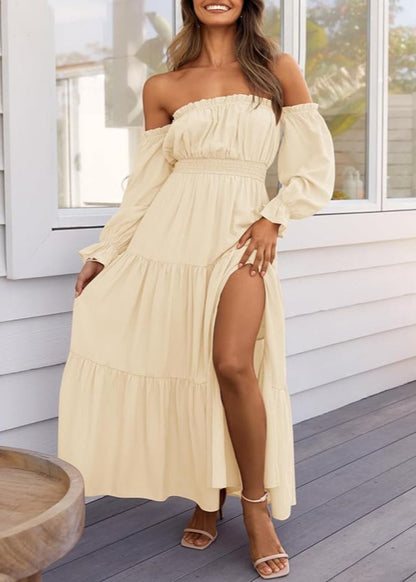 Mallory™ | Side Split Maxi Dress