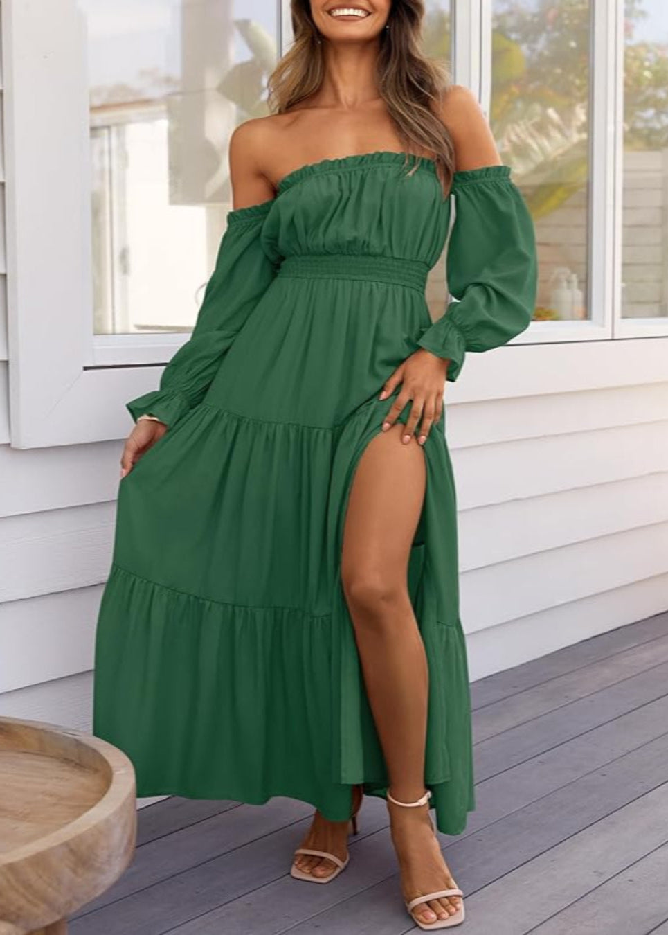 Mallory™ | Side Split Maxi Dress