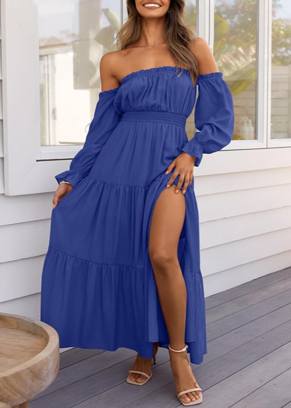 Mallory™ | Side Split Maxi Dress