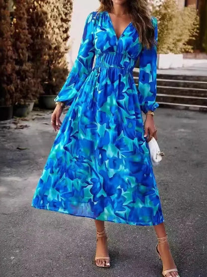 Alayah™ | Refined Elegance in Printed Dress