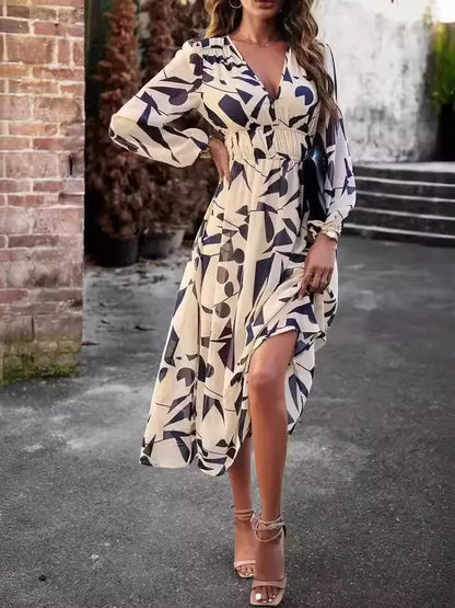 Alayah™ | Refined Elegance in Printed Dress