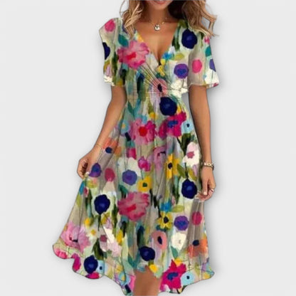 Millie™ | Women's Dress with V-neck